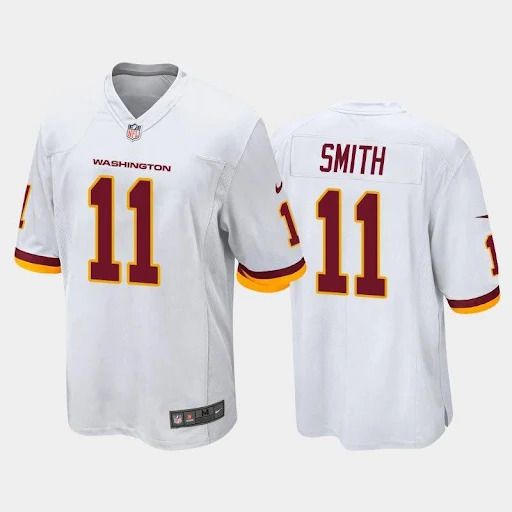 Men Washington Redskins 11 Alex Smith Nike White Retired Player Game NFL Jersey